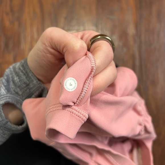 Pink Ruched lululemon align Top - Picture 3 of 3